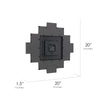 Black "Worth Every Second" Picture Frame Wall Collage Clock